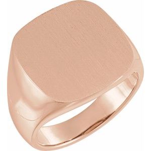 Square Signet Ring (Style 9601)