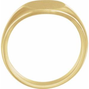 Oval Signet Ring (Style 9464)