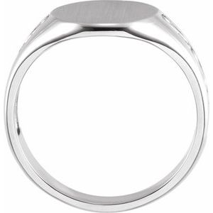 Oval Signet Ring (Style 9858)