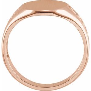 Oval Signet Ring (Style 9858)