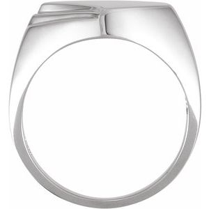 Geometric Signet Ring