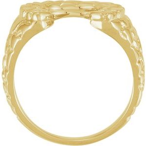 Nugget Horseshoe Ring