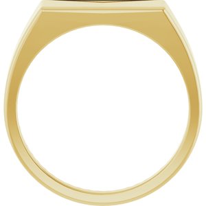 Rectangle Signet Ring (Style 9824)
