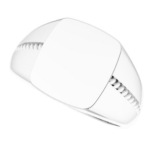 Rectangle Signet Ring (Style 9845)