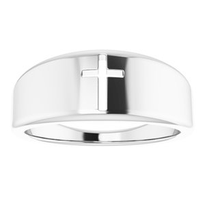 Pierced Cross Ring