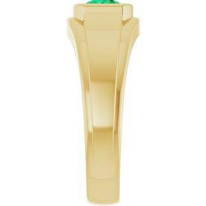 Accented Stepped-Edge Ring
