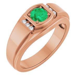 Accented Stepped-Edge Ring