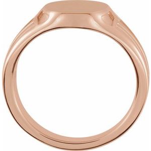 Geometric Signet Ring (Style 9865)