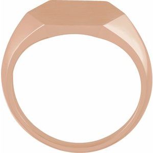 Geometric Signet Ring