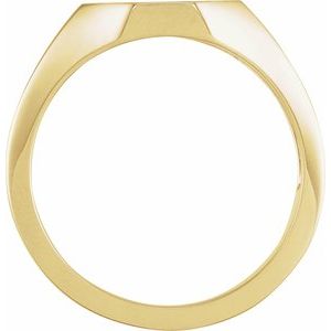 Octagon Signet Ring (Style 9874)