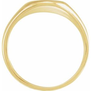 Oval Signet Ring (Style 9463)
