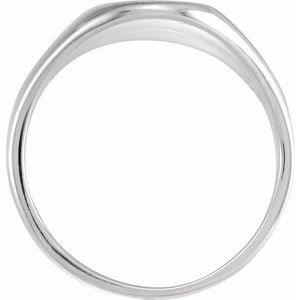 Oval Signet Ring (Style 9463)