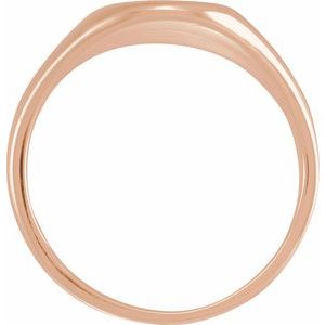 Oval Signet Ring (Style 9463)