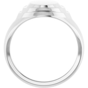 Engravable Oval Signet Ring