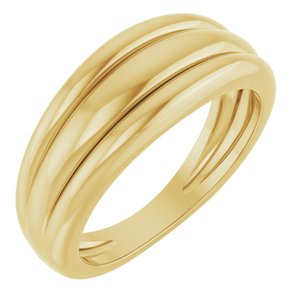 Triple Dome Ring