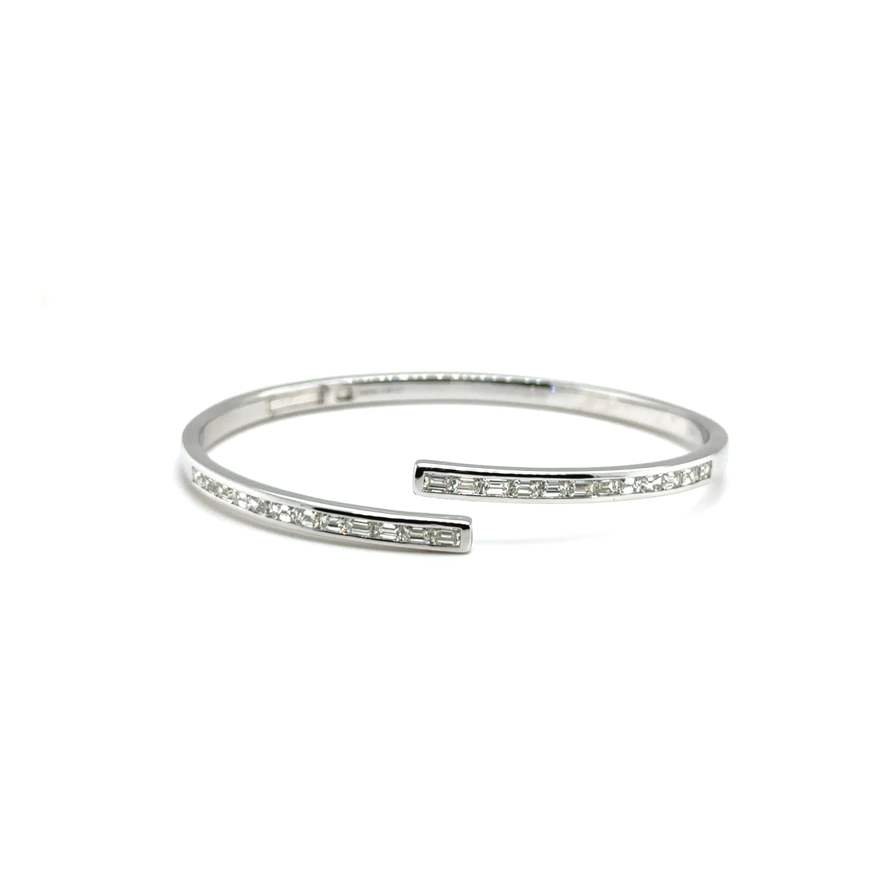 Natural Diamond Bangle Bracelet