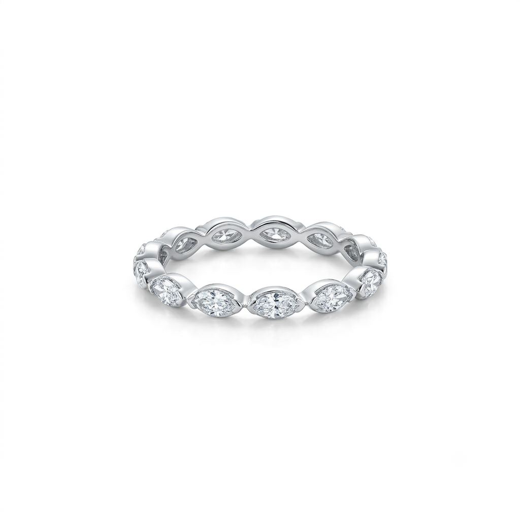 Marquise Lab-grown Diamond Eternity Band