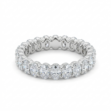 Oval Lab-grown Diamond Eternity Band
