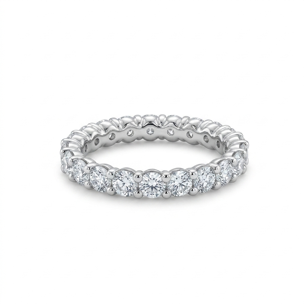 Round Lab-grown Diamond Eternity Band