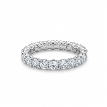Round Lab-grown Diamond Eternity Band