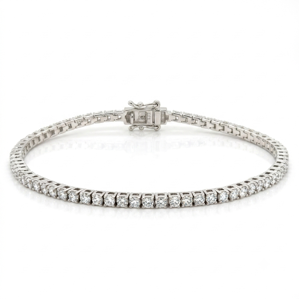 Lab-grown Diamond Tennis Bracelet