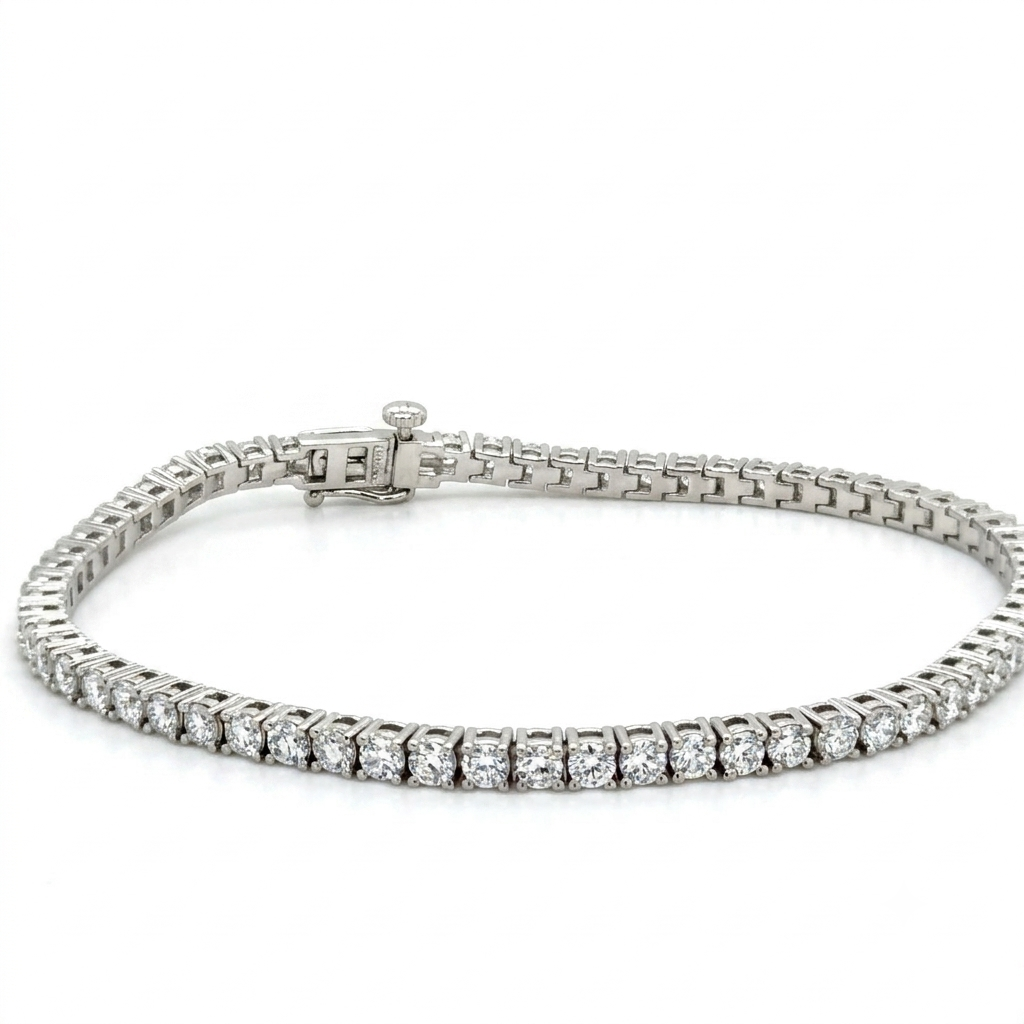 Lab-grown Diamond Tennis Bracelet