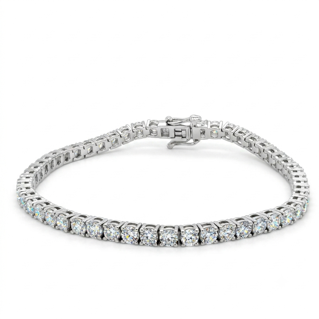 Lab-grown Diamond Tennis Bracelet