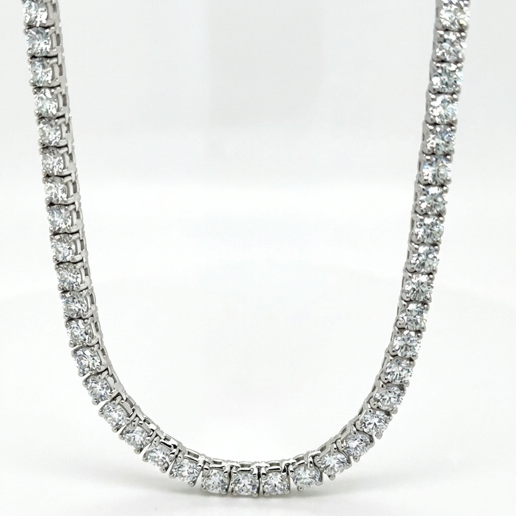 Lab-grown Diamond Tennis Necklace