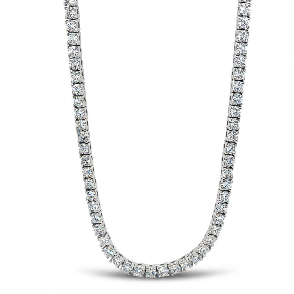 Lab-grown Diamond Tennis Necklace