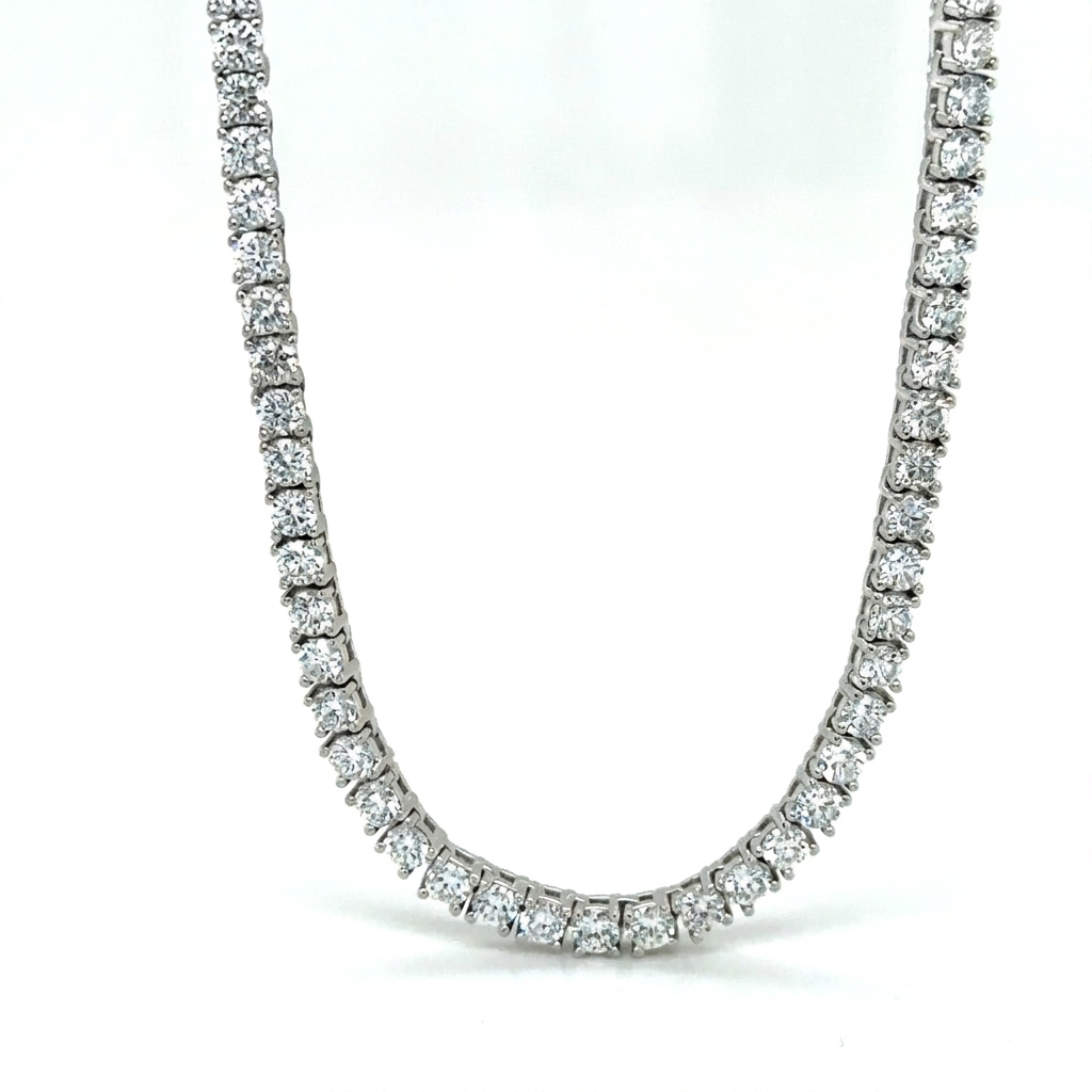 Lab-grown Diamond Tennis Necklace
