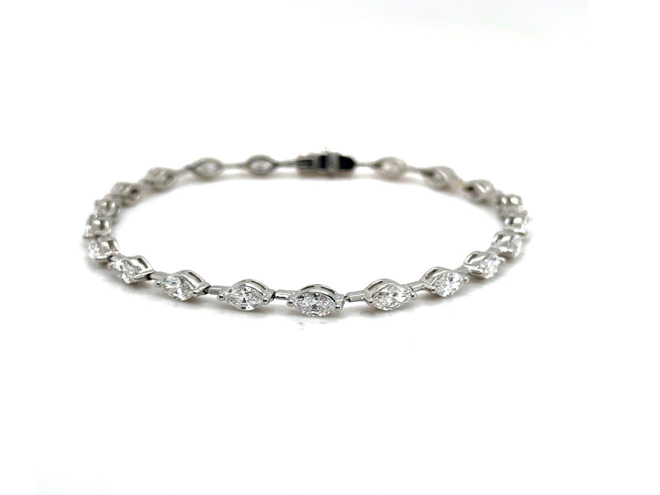 Marquise Diamond Tennis Bracelet
